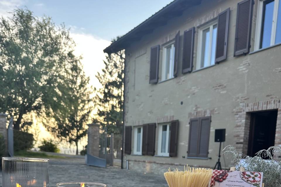 Allestimento serata pizza 3