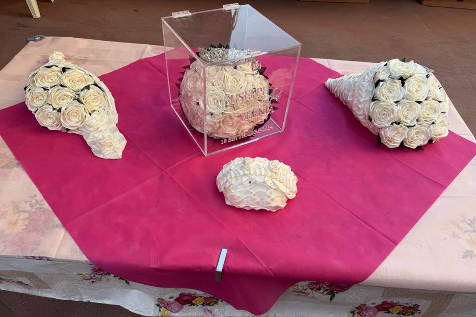Set matrimonio da 3 a 5pz