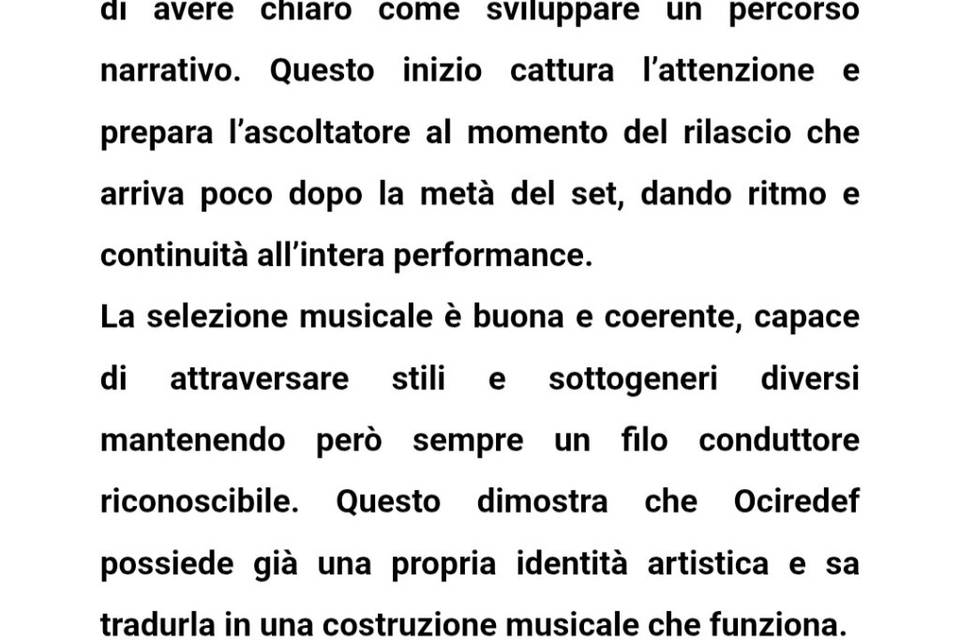Recensione Tour music fest