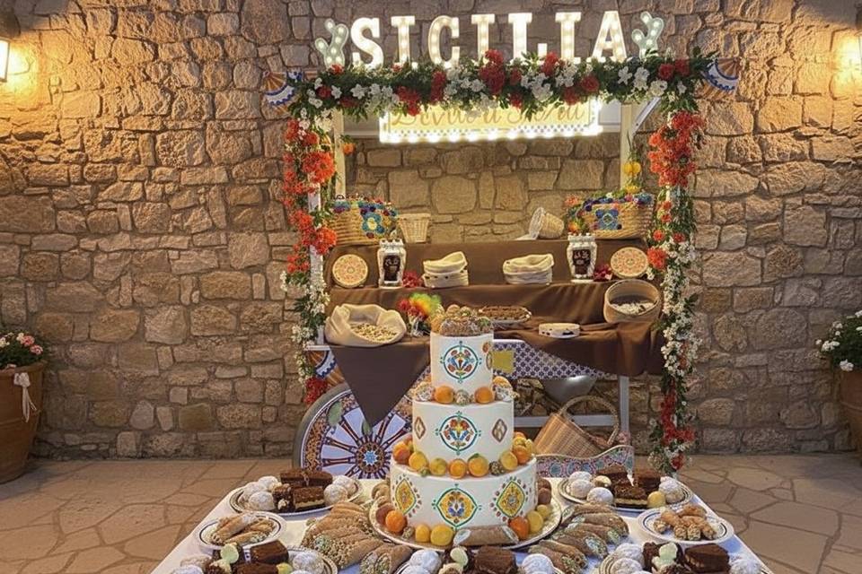 Scenografia siciliana, taglio