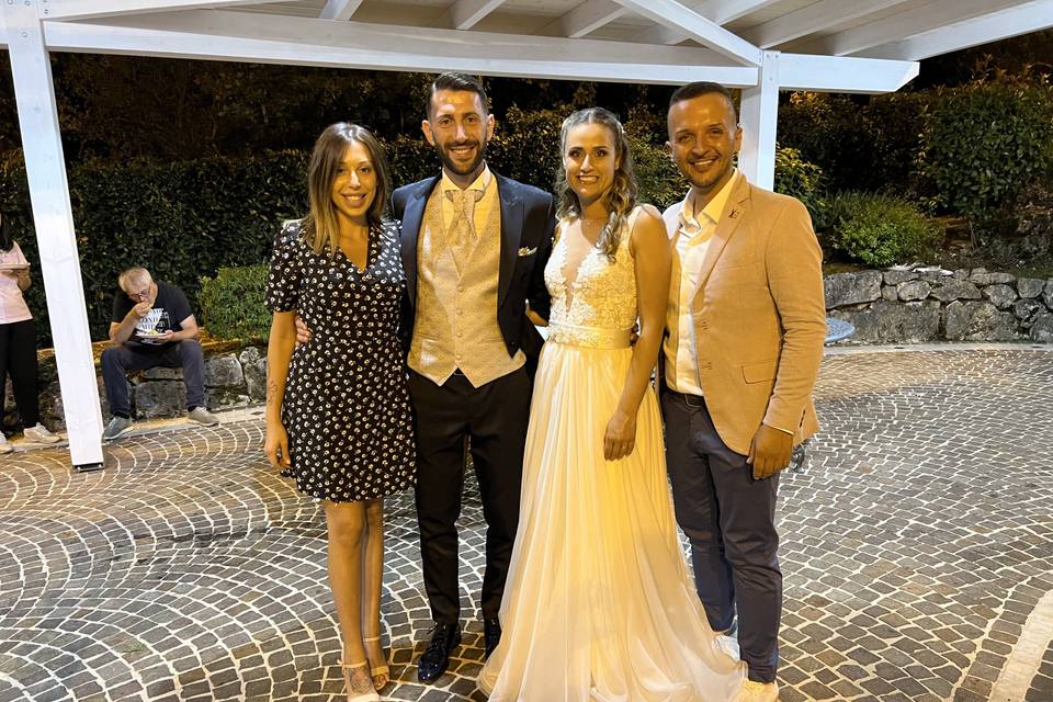 Con i nostri bellissimi sposi