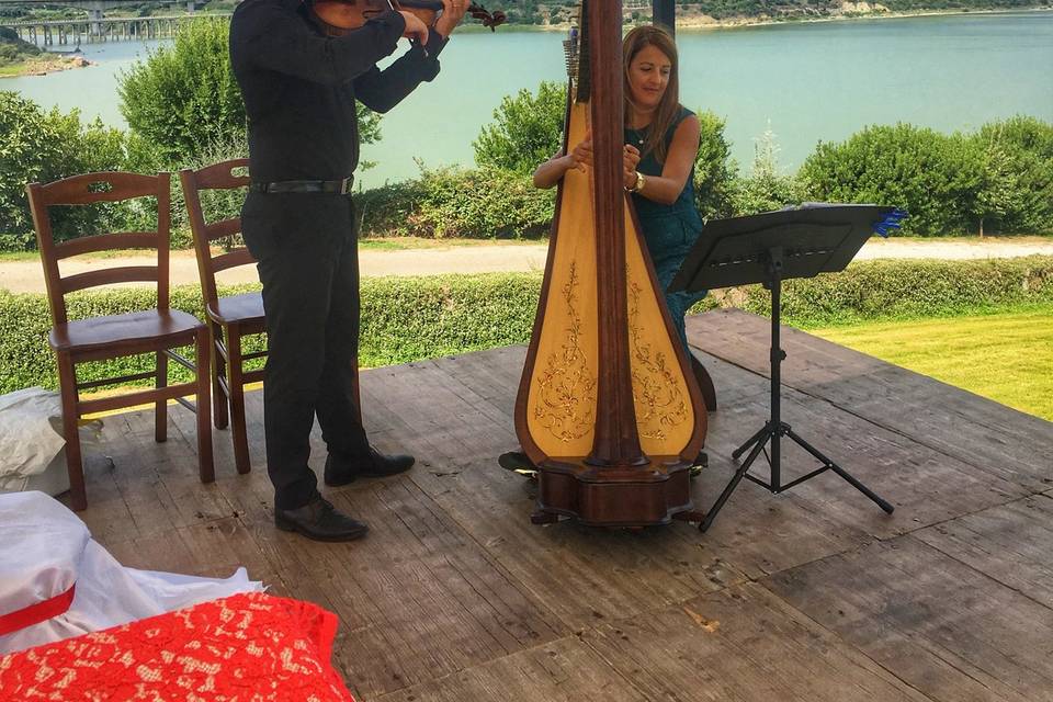 Duo arpa e violino