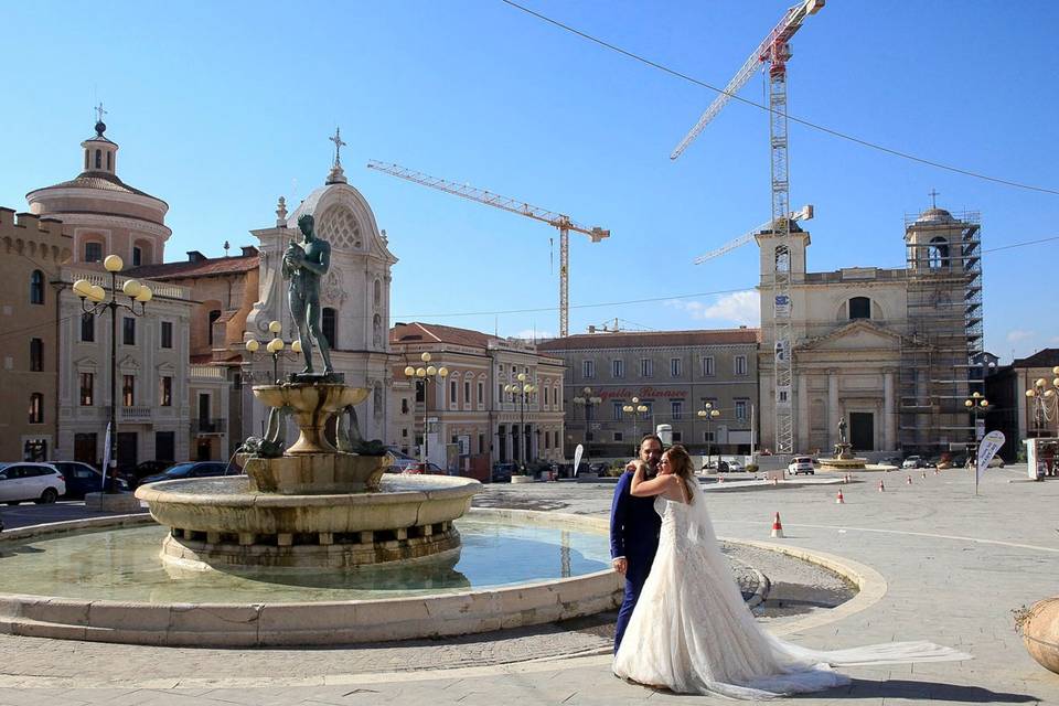 Piazza Duomo a L'Aquila