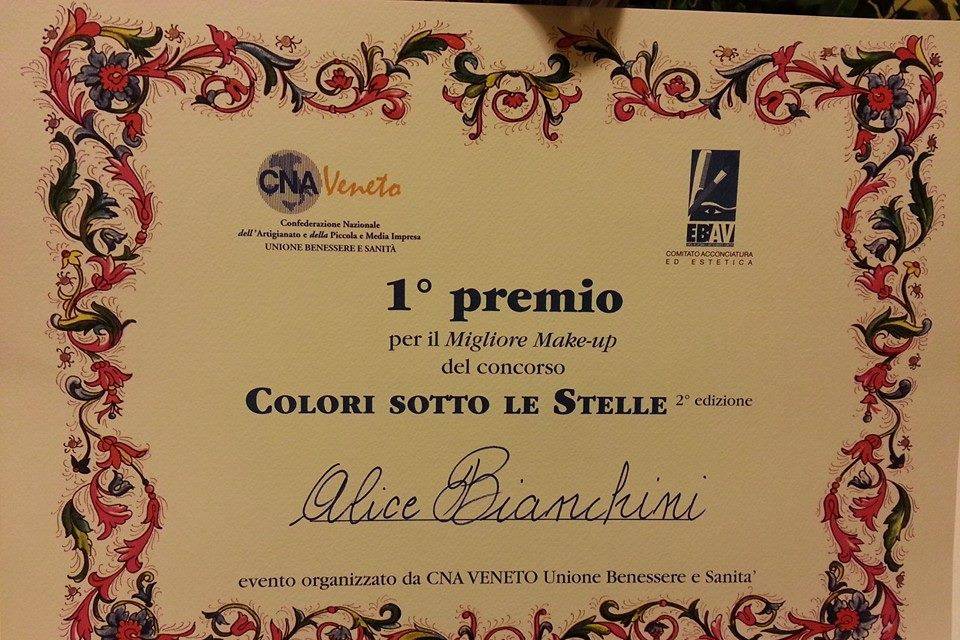 1° premio make-up venezia