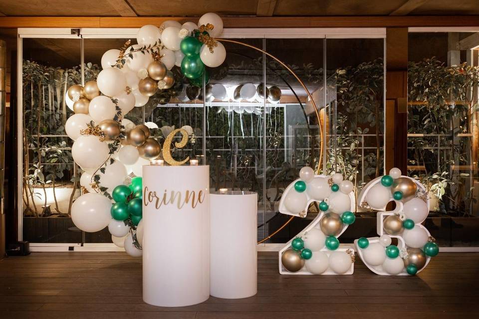 Allestimento con arco