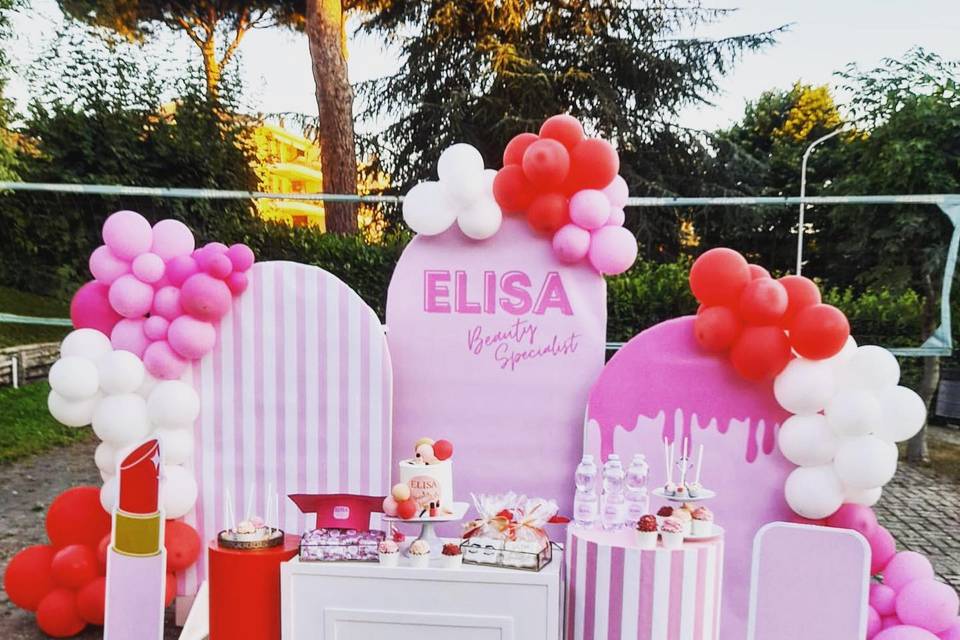 Allestimento con palloncini