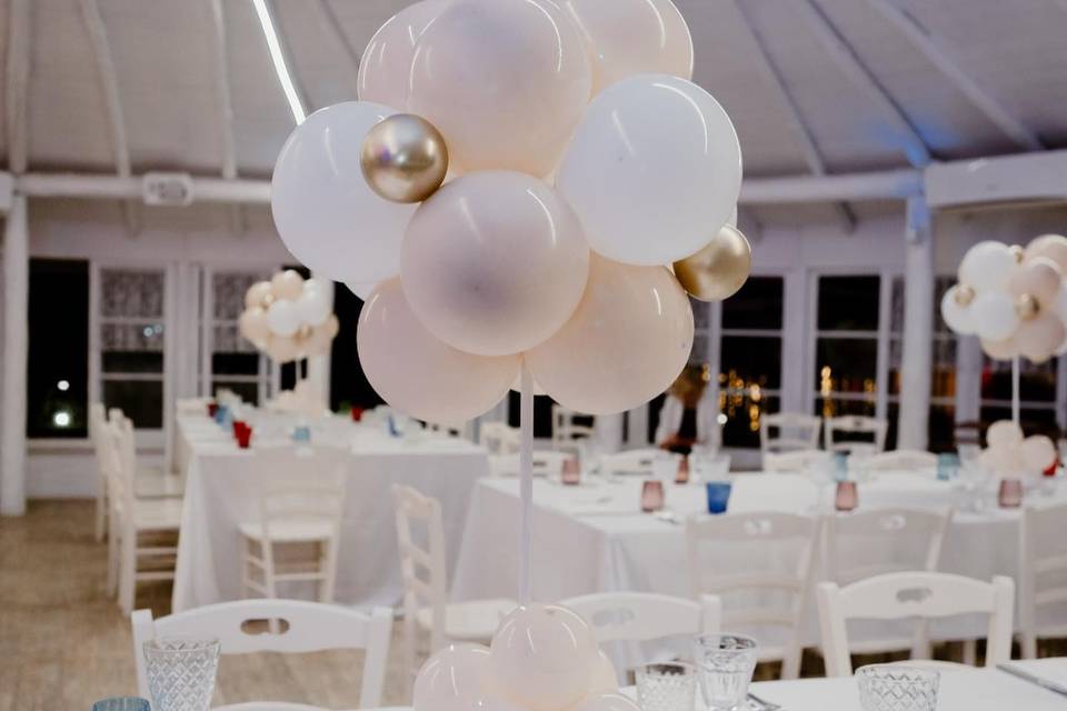 Allestimento con palloncini