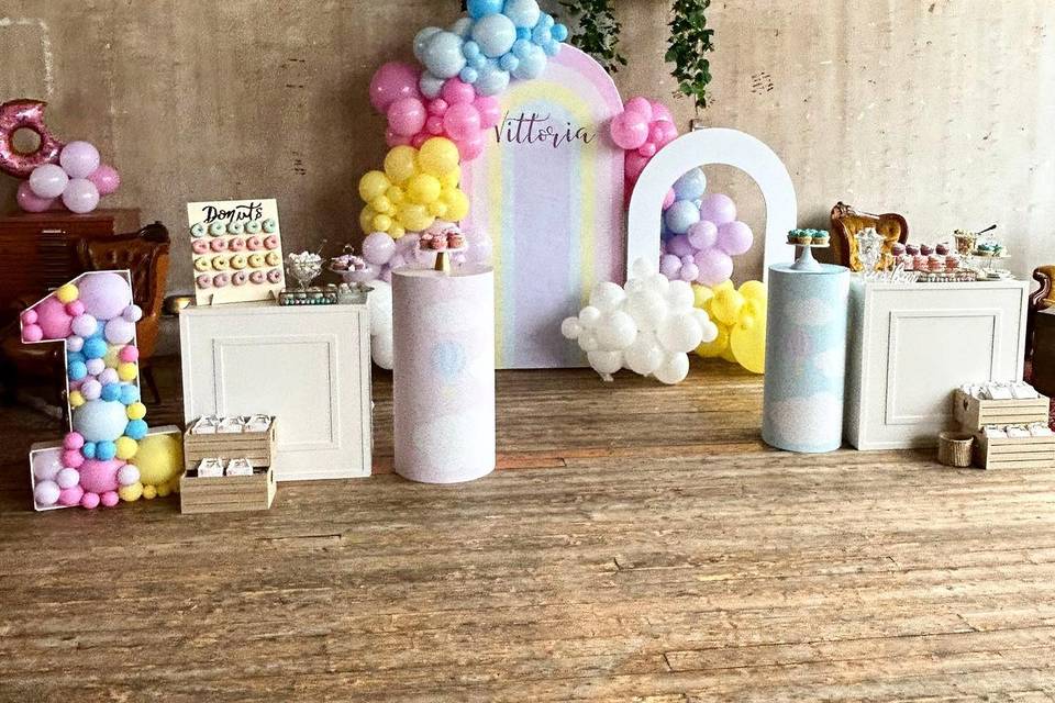 Allestimento con palloncini