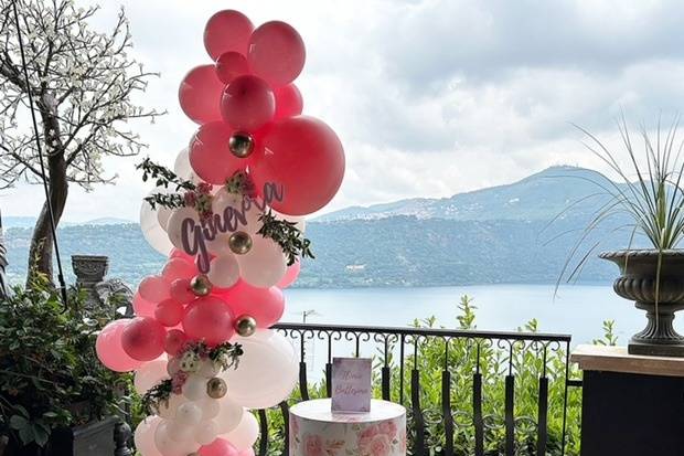 Allestimento con palloncini
