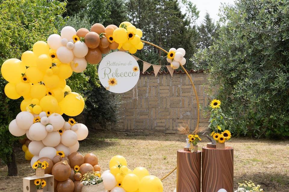 Allestimento con palloncini
