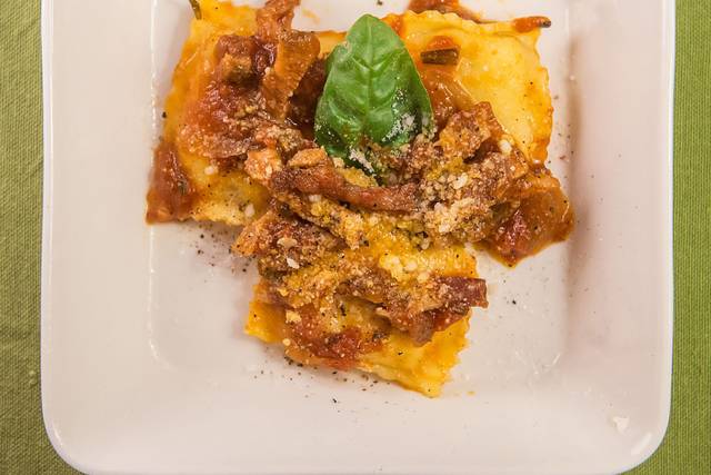 Ravioli amatriciana