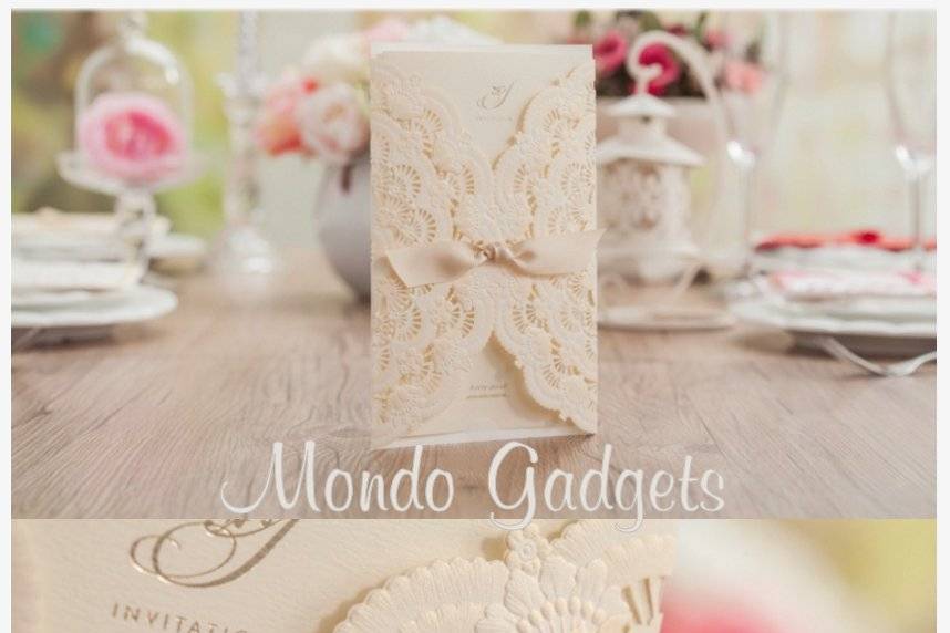 Partecipazione shabby chic