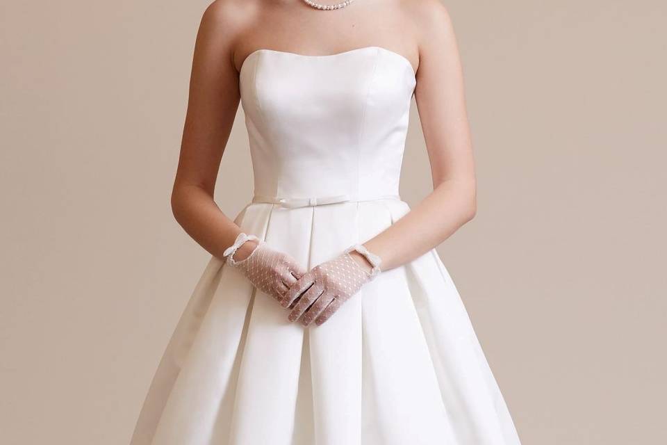 Abito sposa raso