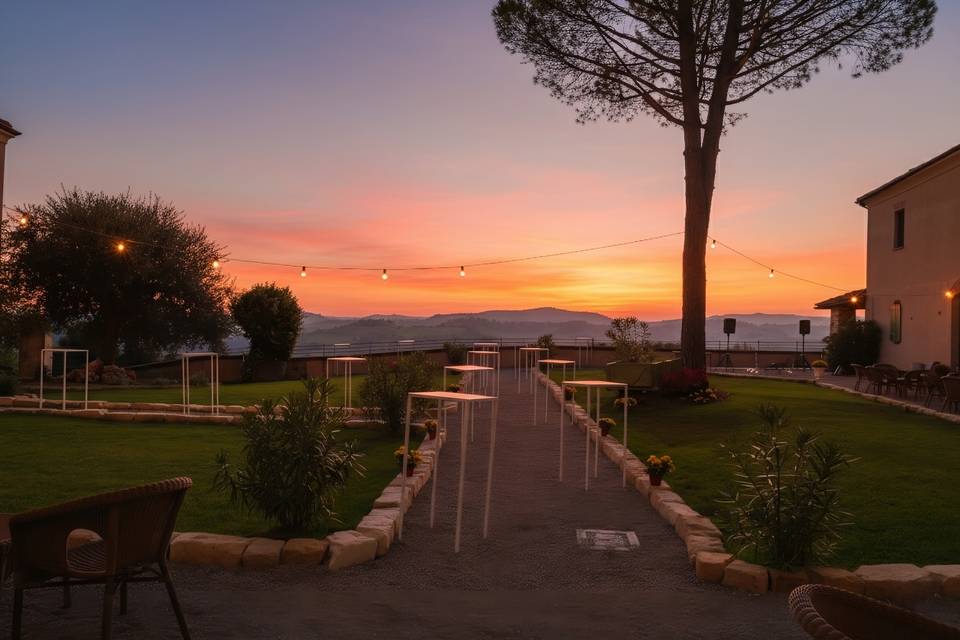 Al tramonto