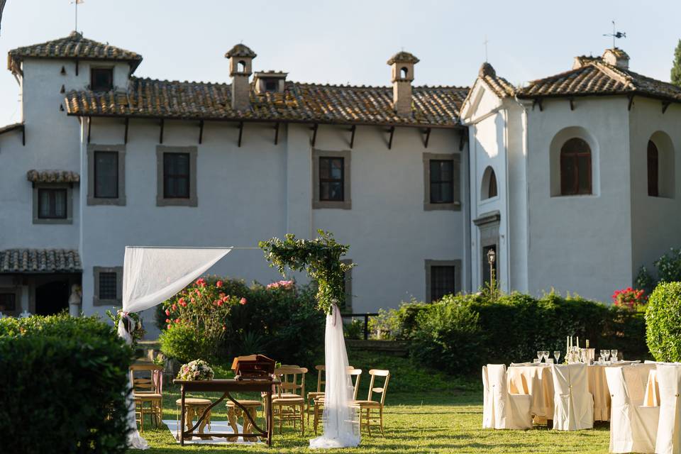 Cerimonia in giardino
