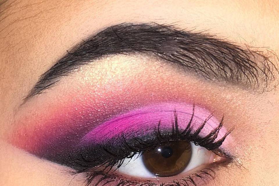 Cut-crease colorata