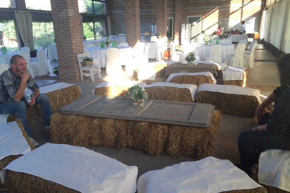 Allestimento country chic