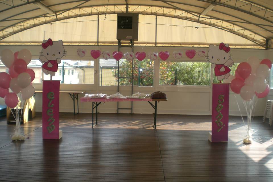 Allestimento Hello Kitty