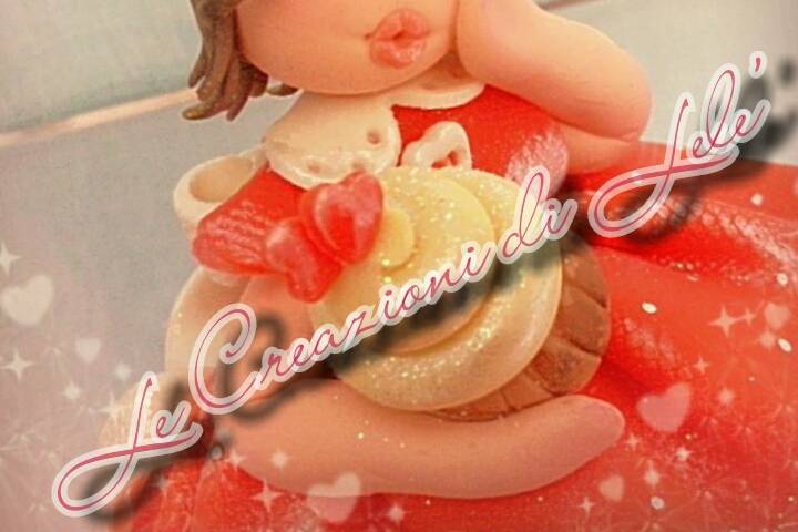 Bomboniera sweet doll cup cake