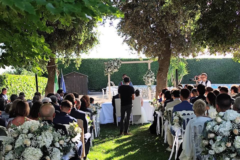 allestimento matrimonio civile