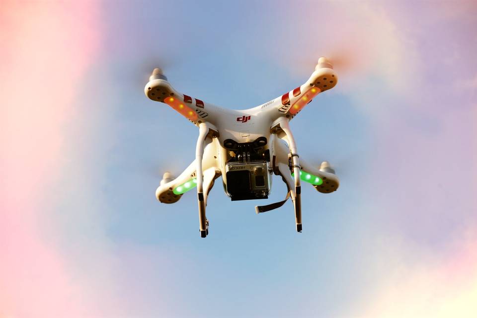Un nostro drone in azione