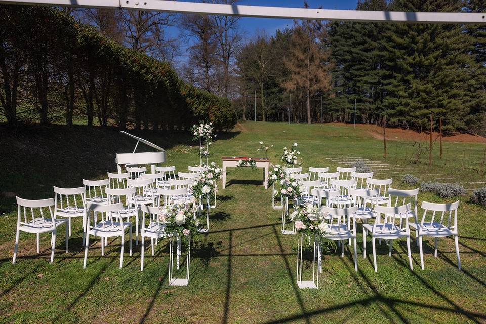 Allestimento matrimonio