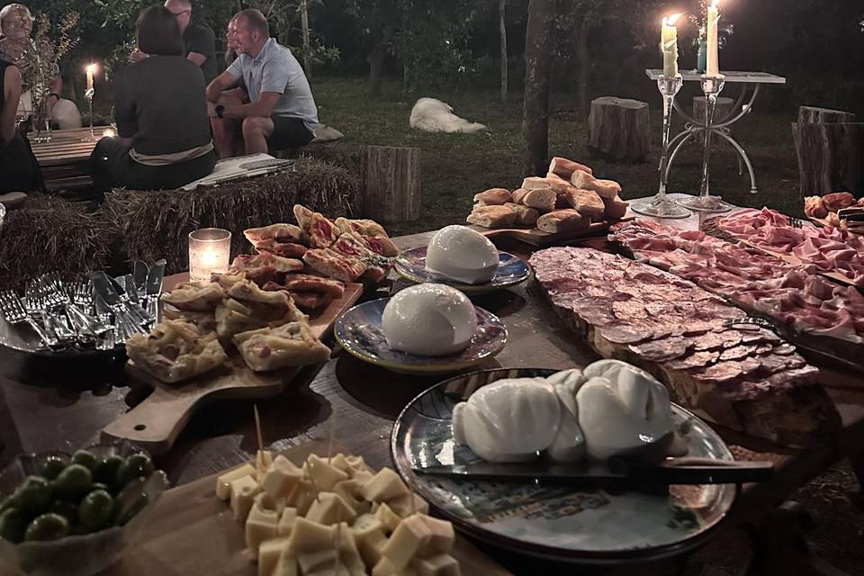 Cena in giardino