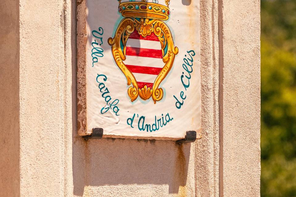 Logo nobiliare della villa