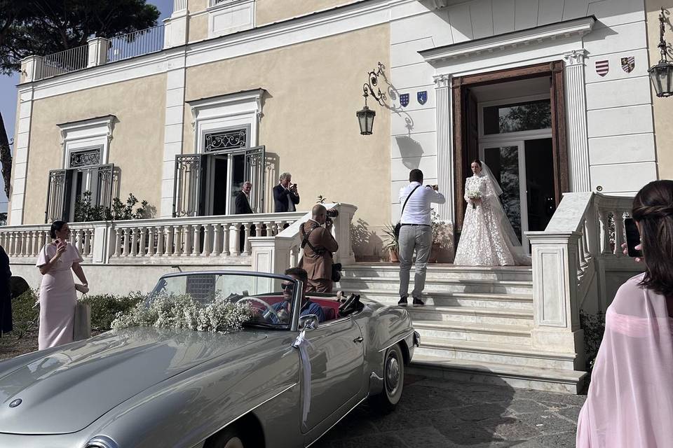 Uscita dalla villa