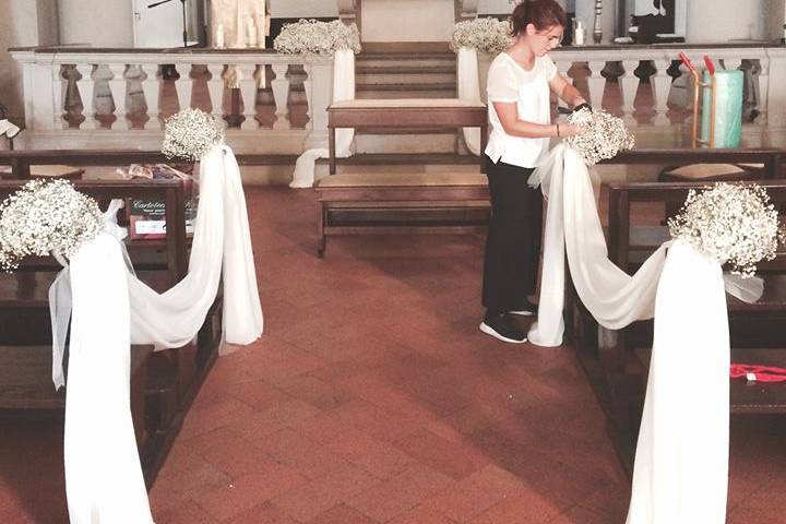 Preparazione chiesa