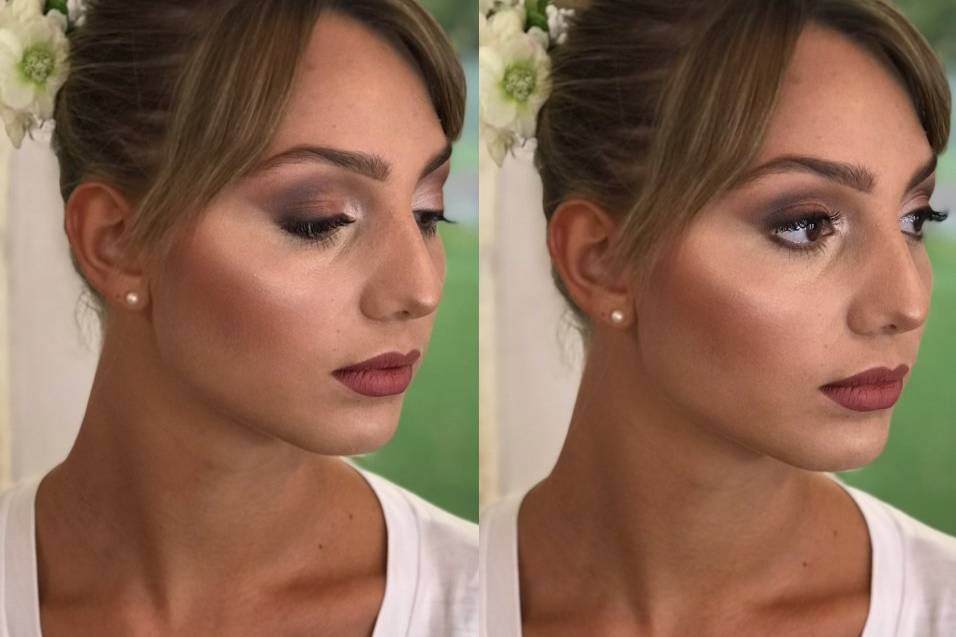 Classic bridal make up