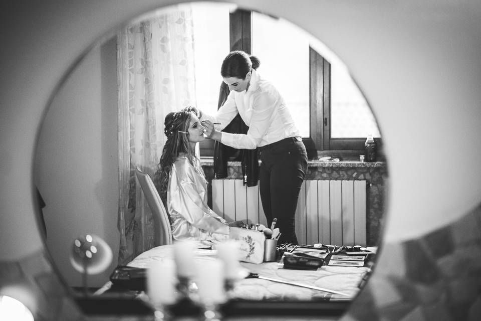 Preparazione sposa