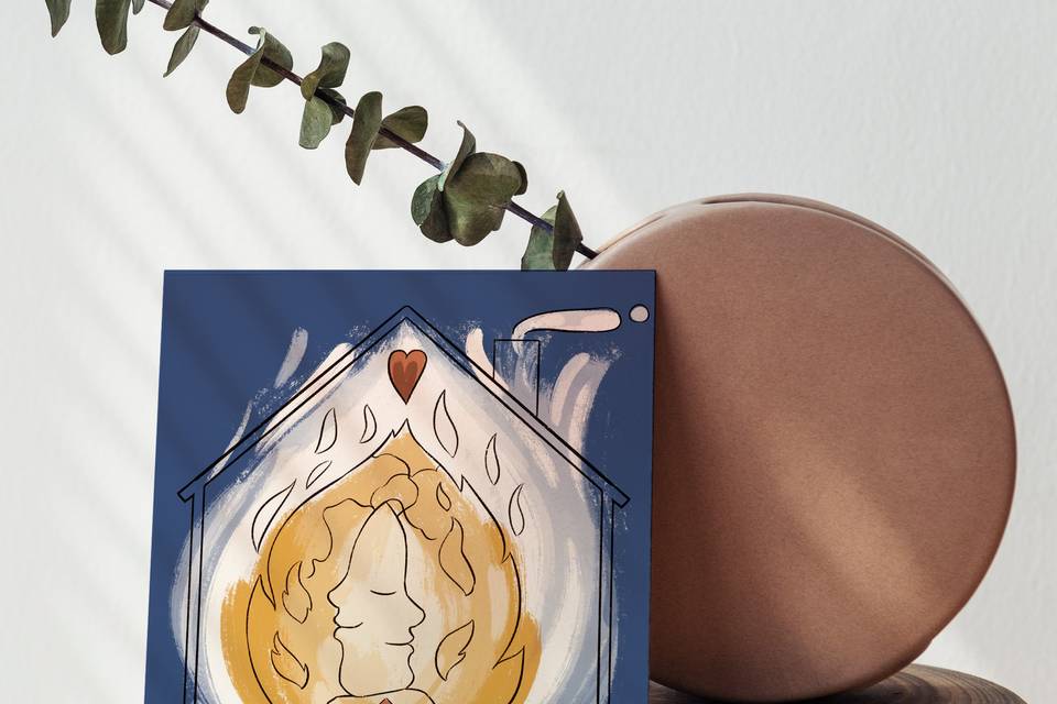 Bomboniere a cartolina