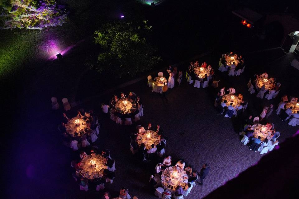 Wedding day - Tower view