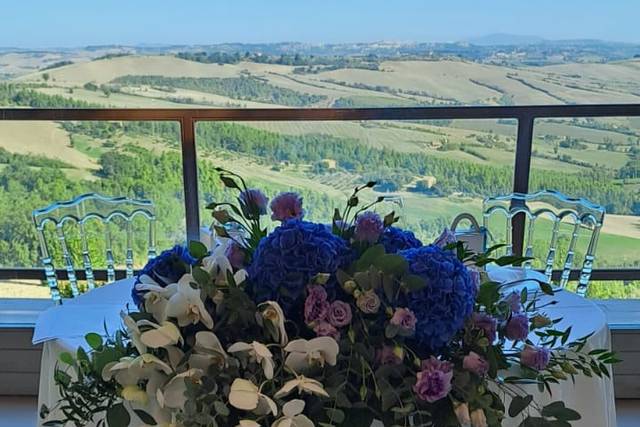 Fiori tavolo nuziale