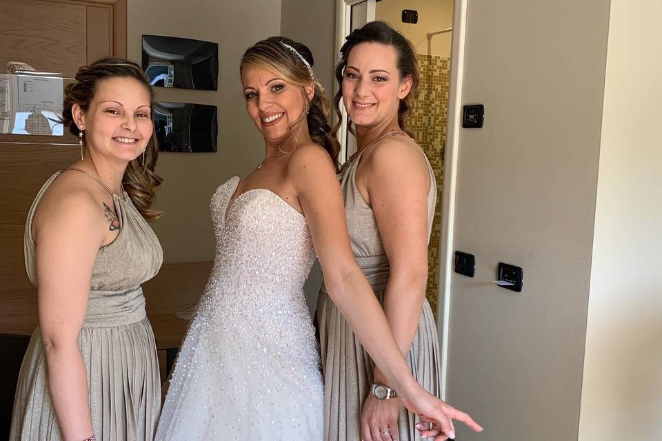 La sposa con la mamma