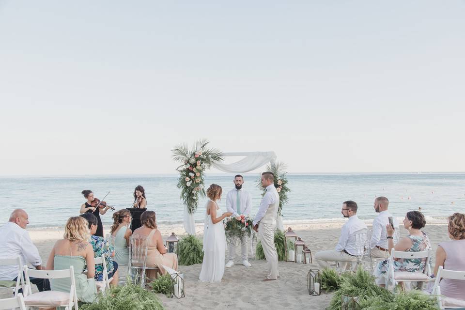 Matrimonio sulla spiaggia