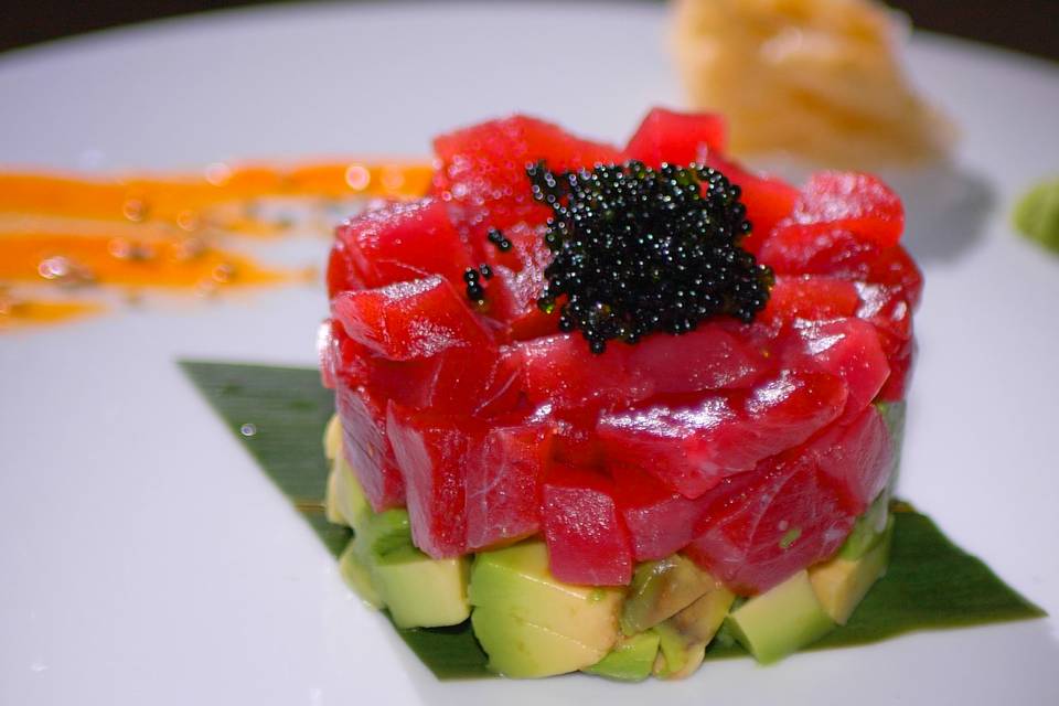 Tartare di tonno con caviale