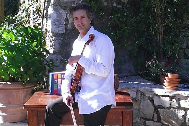 Festa chic con violino