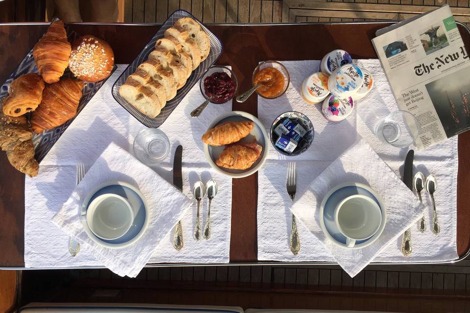 Colazione a bordo