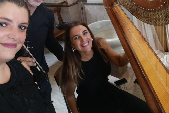 Trio:arpa , violino e voce