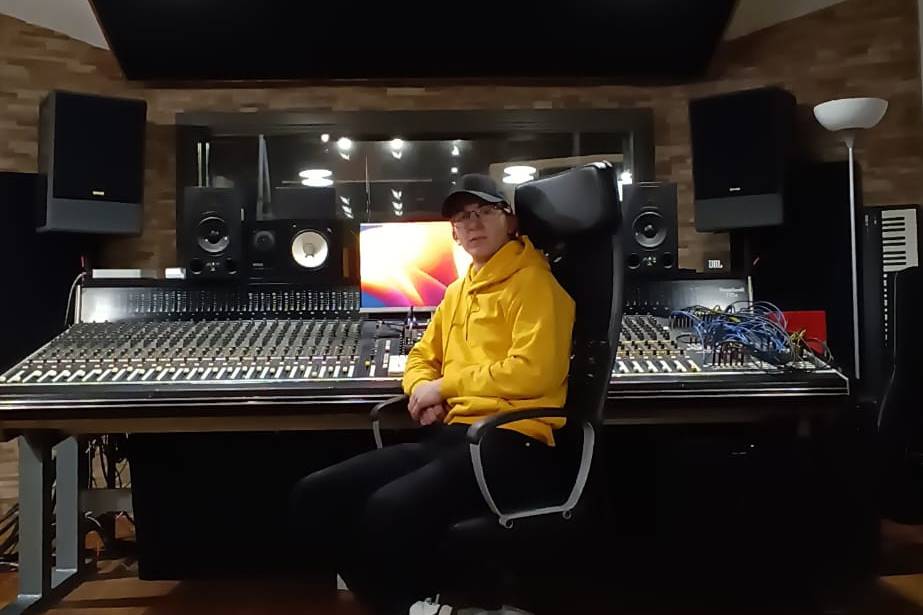 In studio