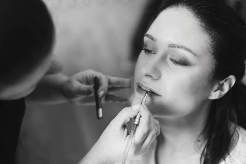 Preparazione sposa