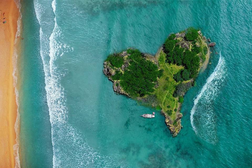 Isola a forma di cuore - Croazia