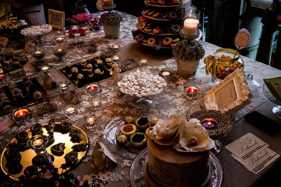 Buffet dolci notturno