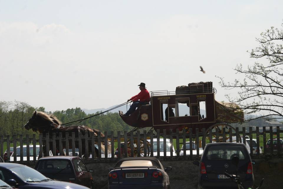 Arrivo degli sposi