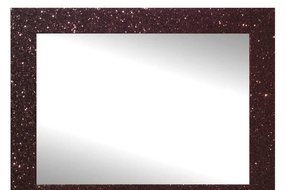 Specchiera glitterata 80x160