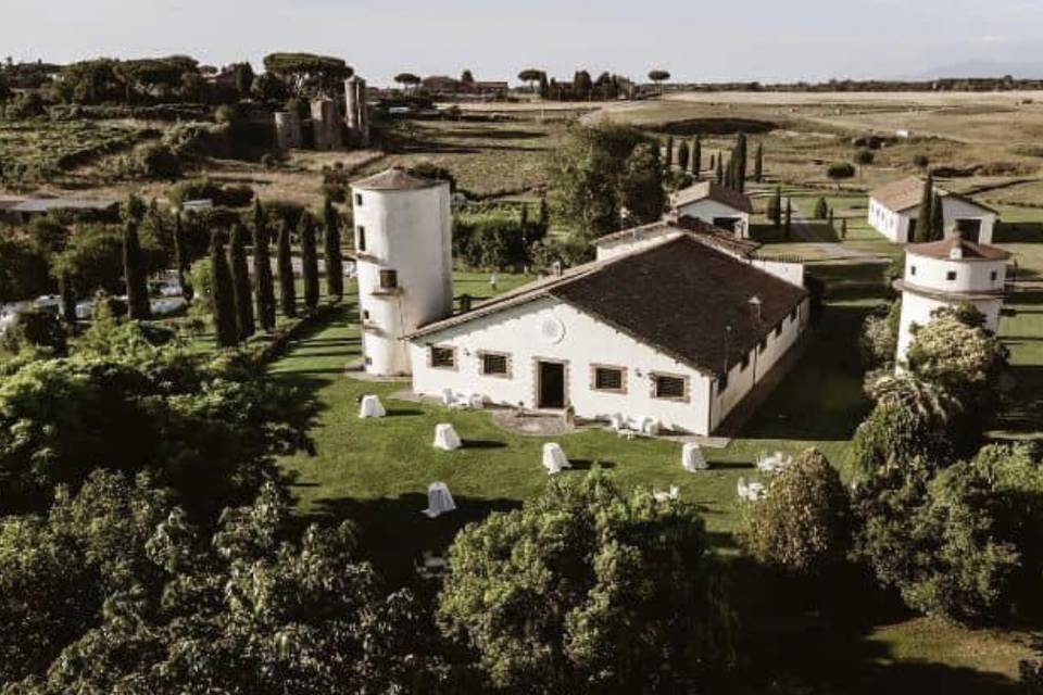 Panoramica villa esterno