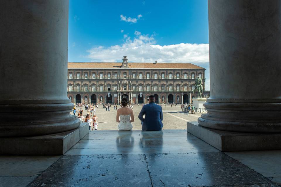 Piazza Plebiscito wedding day