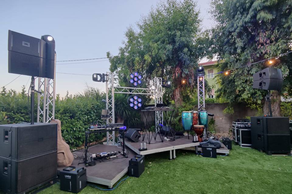 Allestimento Palco